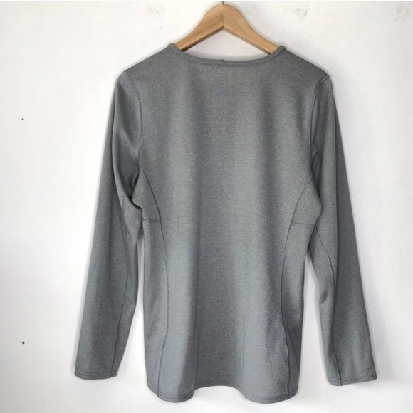 Patagonia Capilene Base Layer longsleeve shirt gray M Athleisure Minimalist - Picture 4 of 6